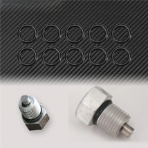 10Pcs Motorcycle Engine Transmission Twin Cam Oil Drain Plug 1105 Sealing O-Ring Black For Harley Touring Sportster Dyna Softail