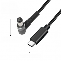 100W USB Type C to 6.0x3.7mm Male Plug Converter Dual E-Mark Chips USB C PD Charging Cable Cord for AsusTUF Gaming