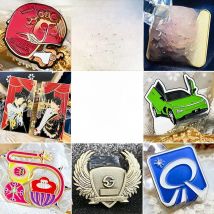[Minimum 10pcs]Custom Enamel Pin Lapel Graduate Diy Brooch Coin Anime Emblem Make Badge Cufflink Back card personalized Tie clip