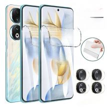 4IN1 Hydrogel Film for Honor 90 Screen Protectors for Honor 200 90 Smart 70 Lite 60 50 SE 80 100 Pro Camera Lens Film