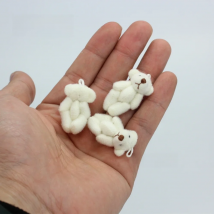 Small Teddy Bear 10pcs 3.5cm 4.0cm Mini Joint Bears  Stuffed  Little Mold Birthday/Party Decoration Souvenirs