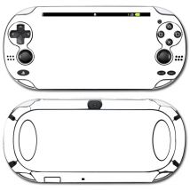 Pure White Color Vinyl Skin Sticker Protector For PSvita 1000 For PSV 1000 PSV1000 Decal Cover