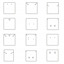 100PCS Kraft Paper Hot Stamping Printing Custom Logo Personalize Jewerly Bussiness Cards Earrings Keychain Holder Necklace Stand