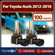 2 Pz HIR2 Faro A LED Canbus 9012 Luci Per Auto Lampadine 6000 K Bianco Auto Lampade Per Toyota Auris 2012 2013 2014 2015 2016 2017 2018