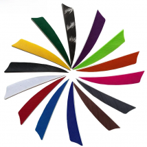 50 Pcs ONTFIHS 2.5 Inch Shield Archery Fletches Feather Natural Turkey Feathers Arrow Fletching For Hunting Long Bow