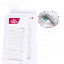 Easy Fan Eyelashes White Colored Lash Extension Makeup Party Club Natural False Eyelashes Professional Grafting Tools