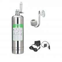 Aquarium CO2 Generator system Kit Stainless Steel CO2 Cylinder Generator System Carbon Dioxide Reactor Kit For Plant Fish