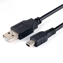 0.3m 1.5m 1m 3m 5m USB Type A To Mini USB Data Sync Cable 5 Pin B Male To Male Charge Charging Cord Line for Camera MP3 MP4 New