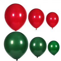 5~36 inch Christmas Decoration Balloons Red and Green Latex Ballon For Xmas Holiday New Year Birthday Party Supplies 12 24 inch