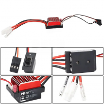 6-12V 180/320A ESC waterproof Brushed Motor Speed Controller For AXIAL SCX10 RC Ship and Boat RC Car