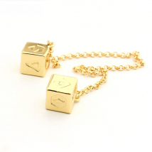 HANRESHE Last Jedi Dice Han Solo Lucky  Prop,Smugglers Dice Star  Movie Jewelry  Car Rearview Mirror Ornament