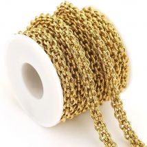 1 Meter Stainless Steel Multi-Strand Woven Cross Chain Large Heavy Punk Link Chains DIY Jewelry Handmade Necklace Bracelet Bag
