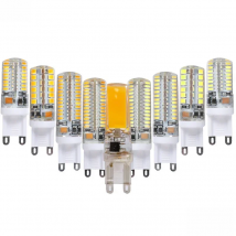 10pcs/lot G9 LED Light Bulb 6W 7W 9W 10W 12W 220V Lamp Cold White/Warm White SMD2835 3014 Silica Gel Light LED Lighting G9 Bulbs