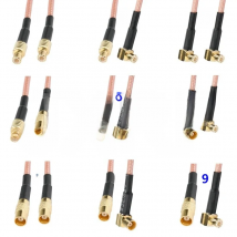 MCX Male Female to MCX Male Female Straight 90 Degree Plug RF Pigtail Adapter Connector Cable assemblies