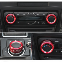 3pcs car sticker for Mazda 3  CX-5  2015  aluminum decoration air conditioning circle car interior