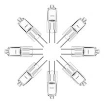 10pcs/lot Warm White 2900K Halogen Lamp Beads G4 12V 5W 10W 20W 35W 50W G4 Halogen Bulbs Light Globe Lot JC Bi-Pin LED Lamp