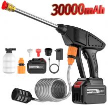 30000mAh Cordless Lavatrice per auto elettrica Pistola Batteria al litio portatile Pulitore ad alta pressione Lavatrice Casa Giardino Pulizia Lavaggio auto