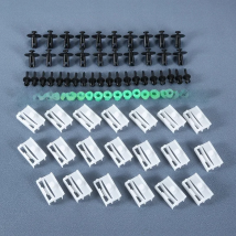 80Pcs Car Clips for BMW E36 316i 318i 318tds 323i 325tds M3 Side Sill Skirts Moulding Grommet Clip Fastening Screw Plug Rivets