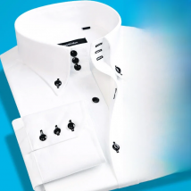 Men's Casual Shirt Long Sleeve Korean Trends Fashion Button-down Collared Shirt Business Dress Shirts Slim Fit Designer Shirts