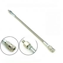 Stainless Braided Charging Hose Whip Hose Extension W/Quick Disconnect (10, 24 , 36 , 50Inch) For Air Tool