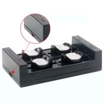 Battery Charger with USB-C Fast Charging for Rechargeable 3V Button/Coin Cell Battery ML1220 ML2016 ML2020 ML2032 ML2025 etc.