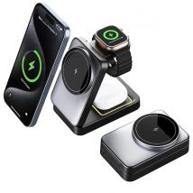 3 In 1 Magnetic Wireless Charger Stand For Magsafe iPhone 13 14 15 16 apple Watch 2-8 Airpods Pro Foldable Fast Charging Station