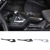 For BMW 1 2 Series F20 F21 F22 2012-2019 ABS Car Center Console Multimedia Button Panel Cover Sticker Car Accessories LHD