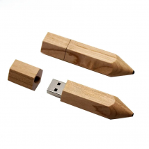 JASTER free custom logo Wooden pencil USB flash drive U disk creative gift pendrive 4GB 16GB 32GB 64GB memory stick wholesale