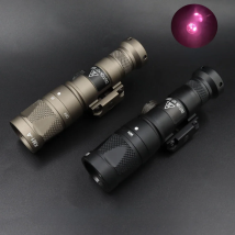 Tactical Light M300V IR Lighting & LED White Scout Flashlight w/ Remote Pressure Switch for Hunting Picatinny Rail