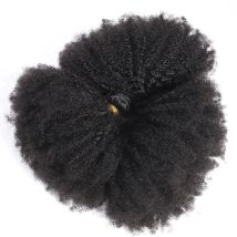 Raw Indian  Human Hair Weave Bundles 1/3/4 Bundles Deal Afro Kinky Curly Bundles Natural /Jet Black Remy Wavy Hair Extensions