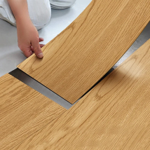 91x15cm 3D Self-adhesive floor sticker Thicken Wood Grain Floor Wallpaper 3d Wall Sticker Waterproof room wear-resistant sticke