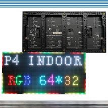 P4 LED screen panel module 256*128mm 64*32 pixels 1/16 Scan Indoor 3in1 SMD RGB Full color P4 LED display panel module