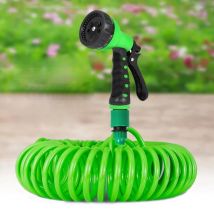 Telescopic water hose water household brush car artifact spring tube car wash water hose multi-function automatic telescopic 7 k