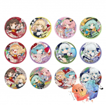 TouHou Project Anime Metal Badge Reimu Marisa Satori Koishi Flandre Remilia Youmu Sakuya Tōhō Project Metal Badge Pins
