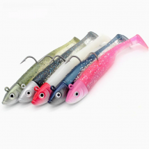 Hot-Sale Soft Lure Kit at 3+1 Jig Head and Soft Body 9cm shad Blister Package 30g Set Bait Saltwater Fishing Baits Shad