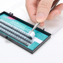 1pc FUNMIX Natural Fishtail Type Dovetail Fly Eyelash Soft Mink Eyelash For Fake Eyelashes Extension Makeup Tool