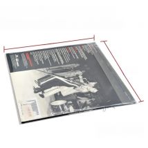 25PCS OPP Plastic Resealable Outer Sleeves for GATEFOLD 2LP 3LP Vinyl Record