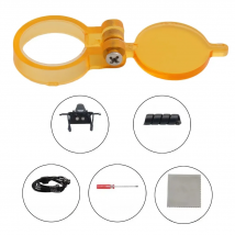 Spare Parts for Headlight Headlamp Dental Loupes Lab Medical Magnifier Clip Yellow Filter Screwdriver Cleaning Cloth
