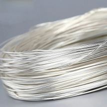 100cm/lot  Solid 925 Sterling Silver Wire for DIY Bracelet Necklace Earring Fine Jewelry Making  Findings&Components