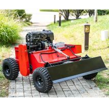 Self propelled Electric lawn mower Robot gas remote control tractor snow plow with the blade