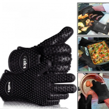 Walfos Silicone Oven Kitchen Glove Heat Resistant Thick Cooking BBQ Grill Glove Oven Mitts Kitchen Gadgets Kitchen Accessories