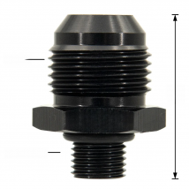 Male 10AN AN10 to M12*1.25 M18*1.25, AN8 To M12*1.25 Metric Straight Fitting Car Oil Cooler System