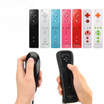 2PCS Remote Controller with Motion Plus For Nintendo Wii Nunchuck Wireless Gamepad For Nintend Wii Console Joystick Joypad