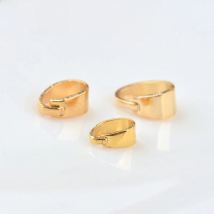 (3288)20PCS 6x2.8MM 7x3.4MM Platinum Color Brass Charms Connector Pendants Clasps Diy Jewelry Findings Accessories