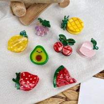 Mini Acetate Clip Cute Fruit Hair Clip High-end Side Clip Bangs Clip Hair Accessories for Women