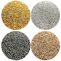 Jewelry Findings Diy 2mm 2.4mm Gold/Bronze/Rhodium Metal Beads Smooth Ball Spacer Beads For Jewelry Making