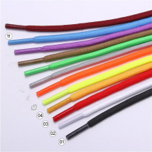80/100/120CM 1 Pair Unisex Fashion Casual Shoelace Round Cord Dress Shoe Laces Colourful Cute Pink Color Elastic Shoelaces New