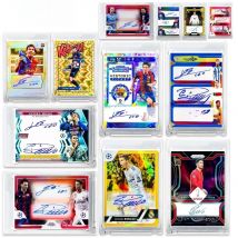 PANINI DIY homemade Messi Cristiano Ronaldo Neymar David Beckham Benzema Celebrity Signature Card Brick Boy's Birthday Present