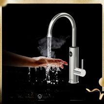 Briwellna 220V Electric Instant Water Heater 2 in 1 Kitchen Faucet Tankless Water Heater Tap Chauffe Eau Instant Geyser KM12