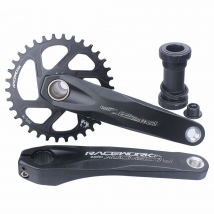 RACEWORK MTB Crankset 170/175mm Mountain Bike Crank Narrow Wide Chainring 32/34/36/38T 11/12S Bicycle Crankset Sprocket For GXP